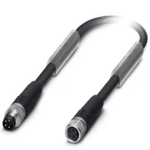 Phoenix Contact Straight Male M8 to Female M8 Bus Cable, 300mm - 1543511 product image