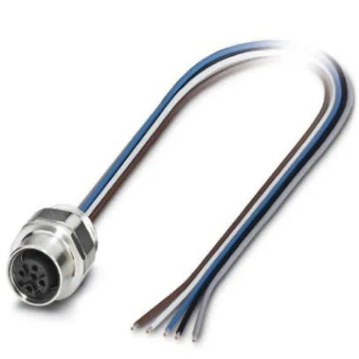 Phoenix Contact Straight Female M12 to Sensor Actuator Cable, 500mm - 1554652 product image