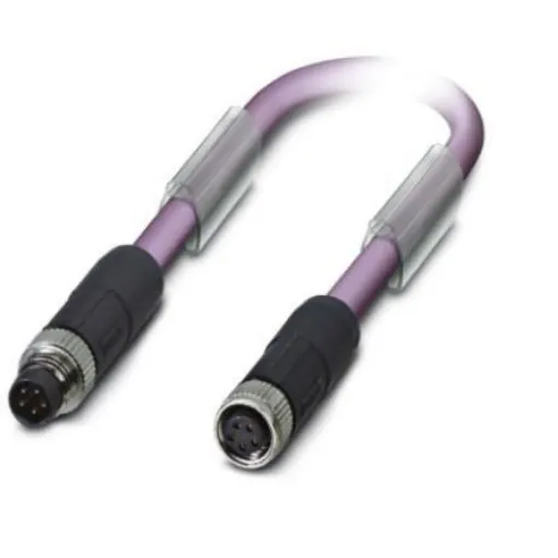 Phoenix Contact Straight Male M8 to Female M8 Bus Cable, 10m - 1575877 product image