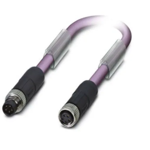 Phoenix Contact Straight Male M8 to Female M8 Bus Cable, 15m - 1575880 product image