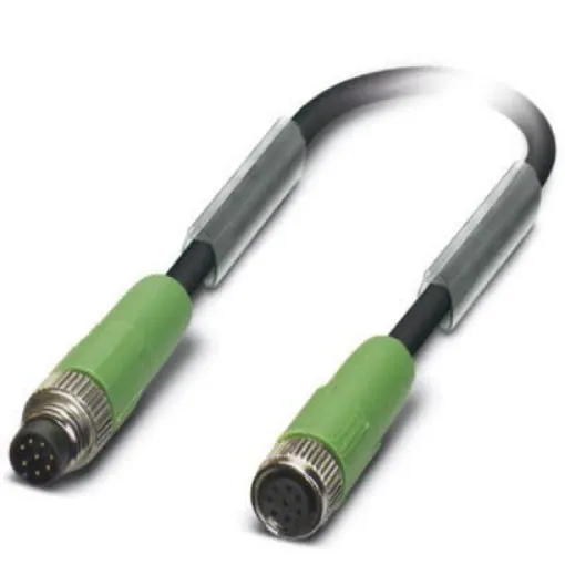 Phoenix Contact Straight Male M8 to Straight Female M8 Sensor Actuator Cable, 300mm - 1404133 product image