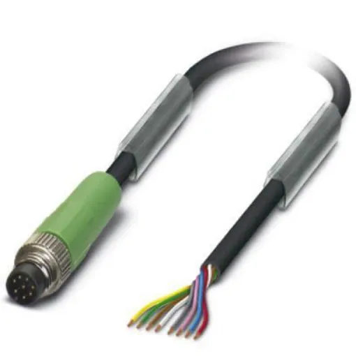 Phoenix Contact Straight Male M8 to Unterminated Sensor Actuator Cable, 5m - 1404181 product image