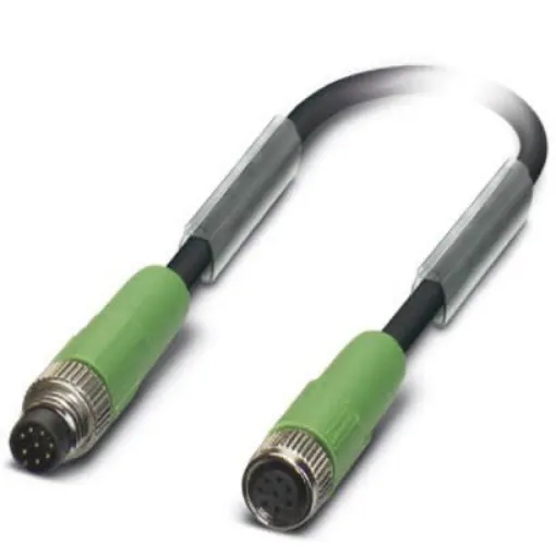 Phoenix Contact Straight Male M8 to Female M8 Sensor Actuator Cable, 3m - 1404200 product image