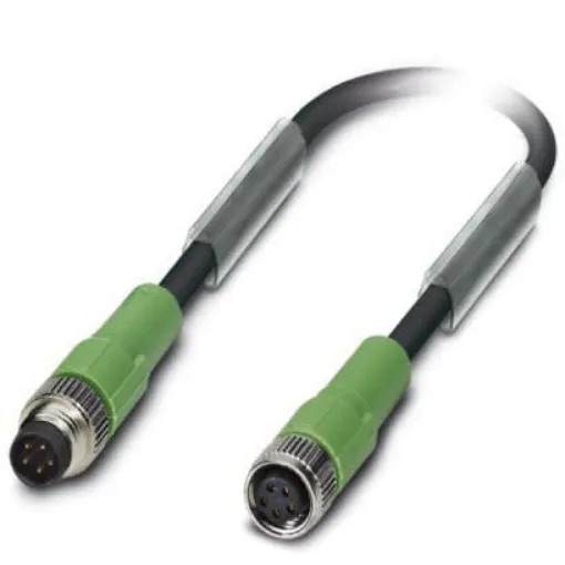 Phoenix Contact Straight Male M8 to Female M8 Sensor Actuator Cable, 600mm - 1404480 product image