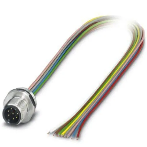 Phoenix Contact Straight Male M12 to Unterminated Sensor Actuator Cable, 500mm - 1405221 product image