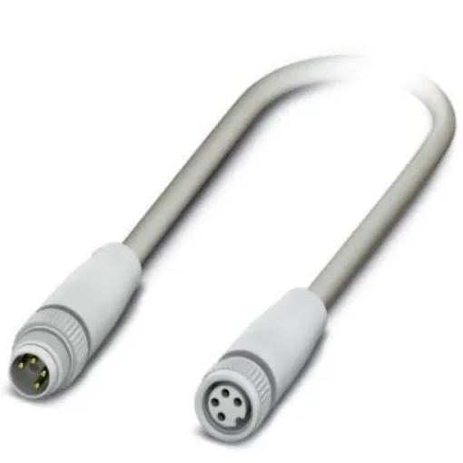 Phoenix Contact Straight Male M8 to Female M8 Sensor Actuator Cable, 600mm - 1406859 product image