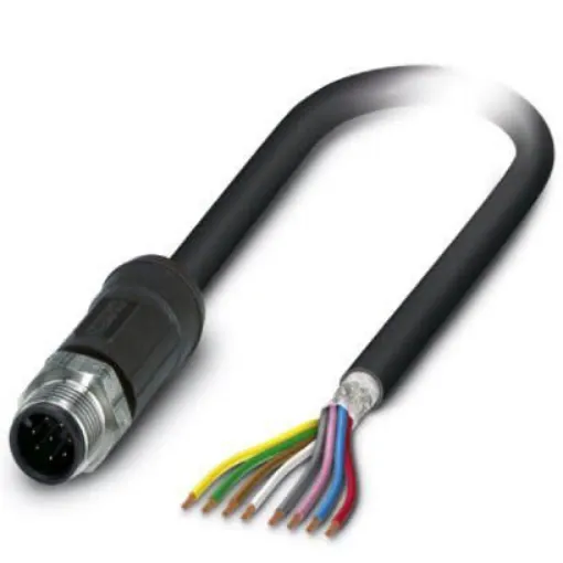 Phoenix Contact Straight Male M12 to Sensor Actuator Cable, 10m - 1407281 product image