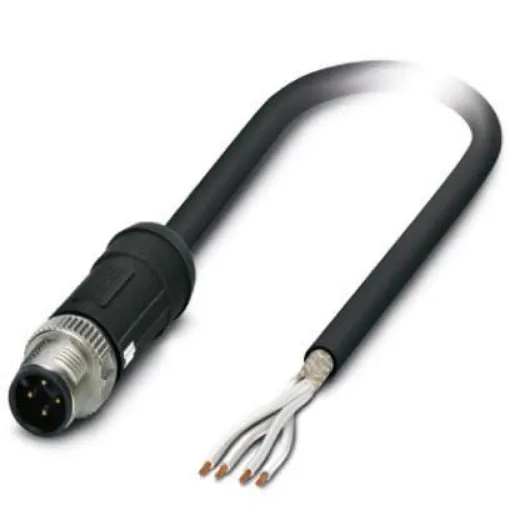 Phoenix Contact Straight Male M12 to Unterminated Sensor Actuator Cable, 5m - 1407312 product image