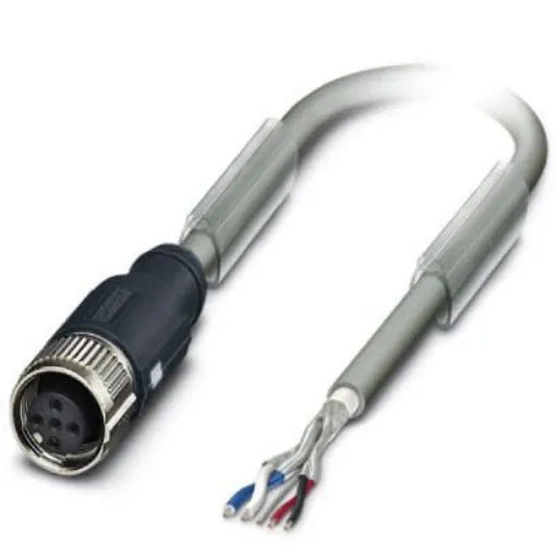 Phoenix Contact Straight Female M12 to Unterminated Bus Cable, 15m - 1419032 product image