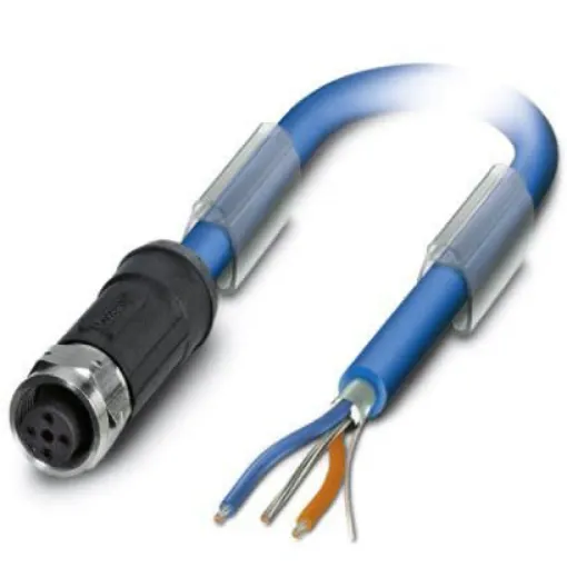 Phoenix Contact Straight Female M12 to Unterminated Bus Cable, 20m - 1419086 product image