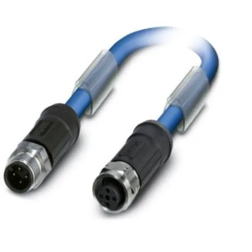 Phoenix Contact Straight Male M12 to Female M12 Bus Cable, 15m - 1419108 product image