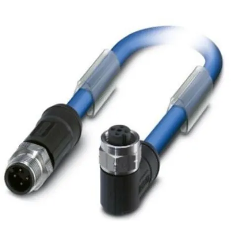 Phoenix Contact Straight Male M12 to Female M12 Bus Cable, 500mm - 1419119 product image