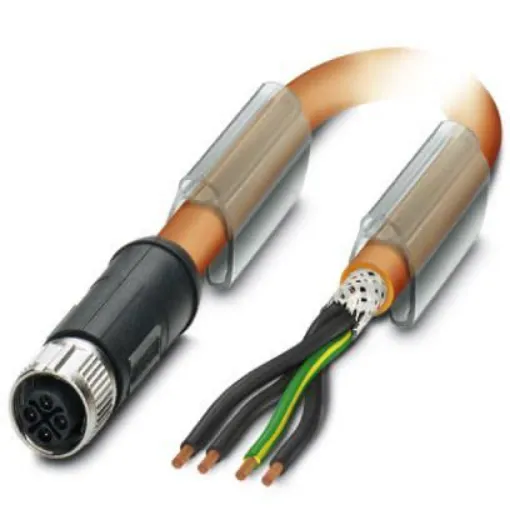 Phoenix Contact Straight Female M12 to Unterminated Sensor Actuator Cable, 5m - 1424098 product image