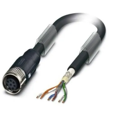 Phoenix Contact Straight Female M12 to Bus Cable, 15m - 1428607 product image