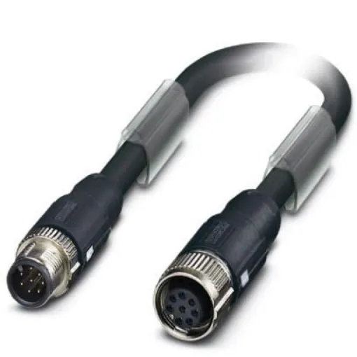 Phoenix Contact Straight Male M12 to Straight Female M12 Bus Cable, 2m - 1428652 product image