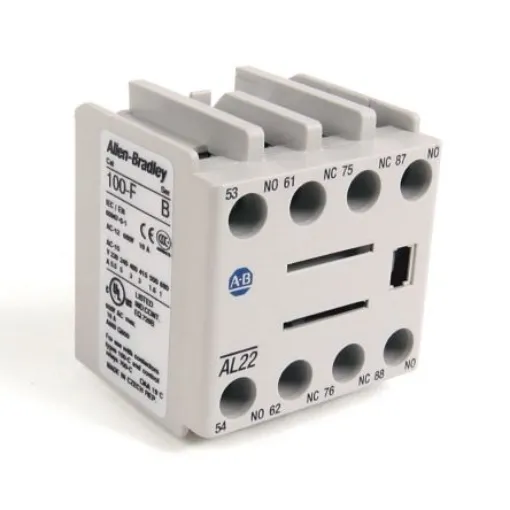 Allen Bradley Auxiliary Contact Block, 2 Contact, 1NC, Front Mounting, 100-FAL22 100-E Contactors product image