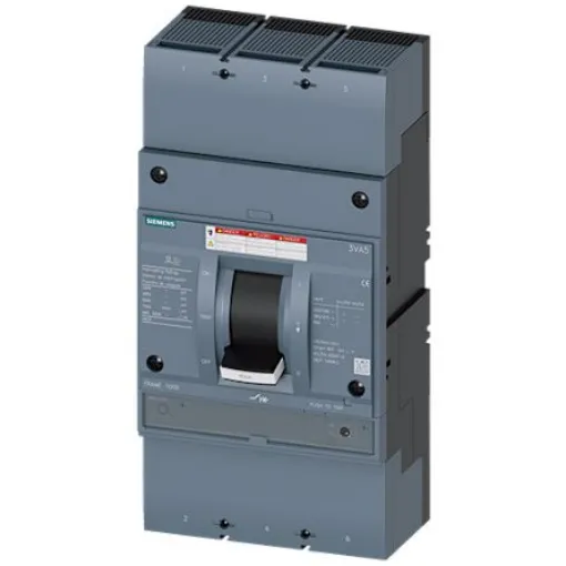 Siemens, SENTRON MCCB Molded Case Circuit Breaker 3P 800A, Breaking Capacity 65 kA, Fixed Mount - 3VA5580-6EC36-2AA0 product image