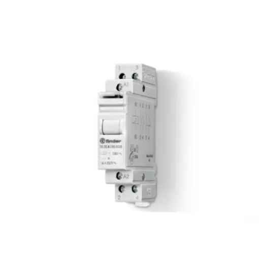 Finder DIN Rail Relay, 240V ac Coil, 16A Switching Current, DPST - 202282400000 product image