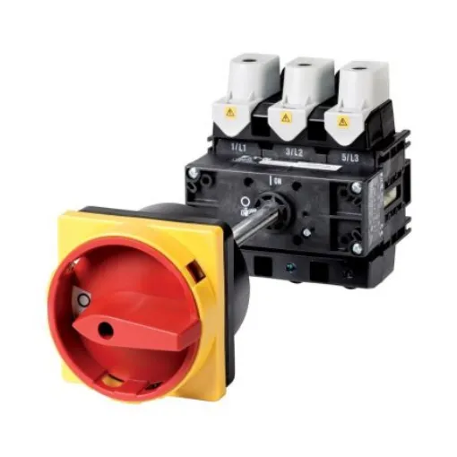 Eaton, 3P + N Rotary Cam Switch, 690V ac, 160A, Door Coupling Rotary Drive Actuator - 280930 P5-160/V/SVB/N product image