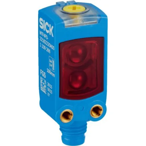 SICK Foreground Suppression Photoelectric Sensor, Miniature Sensor, 100 mm Detection Range IO-LINK - WTF4FD-22161220A00 product image