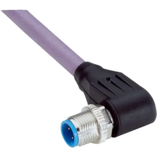 SICK Right Angle Male 2 Pin way M12 to Unterminated Connector & Cable, 5m - YN2B22-050PB1XLEAX product image