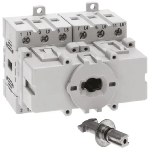 Allen Bradley 6P Pole Isolator Switch - 63A Maximum Current, 22kW Power Rating, IP66 - 194E-A63-1756 product image