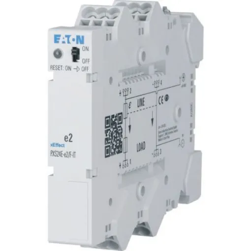 Current Monitoring Relay, SPST, DIN Rail, Snap-On - PXS24E08A001 PXS24E-e8/F-IT product image