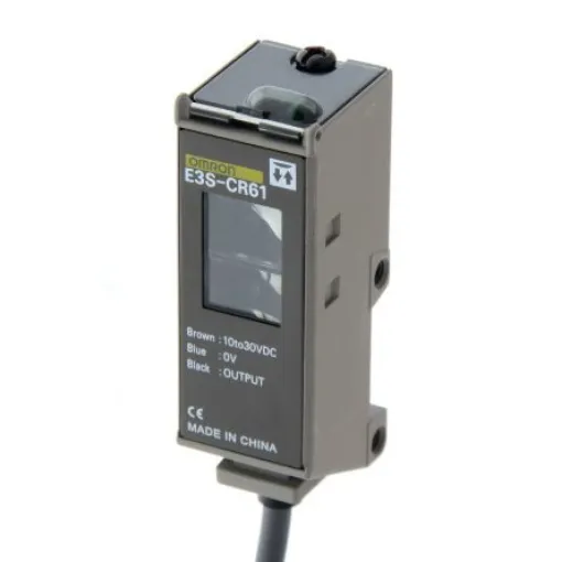 Omron Retroreflective Photoelectric Sensor, Block Sensor, 3000 mm Detection Range - E3S-CR61 2M product image