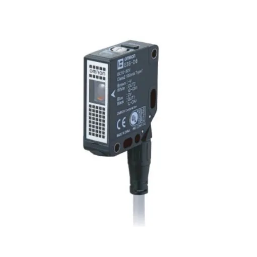 Omron Retroreflective Photoelectric Sensor, Rectangular Sensor, 4500 mm Detection Range - E3S-DBP11 2M product image