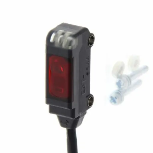 Omron Retroreflective Photoelectric Sensor, Block Sensor, 200 mm Detection Range - E3T-SR41-C 2M product image