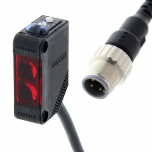 Omron Retroreflective Photoelectric Sensor, Rectangular Sensor, 4000 mm Detection Range - E3Z-R81-M1J 0.8M product image