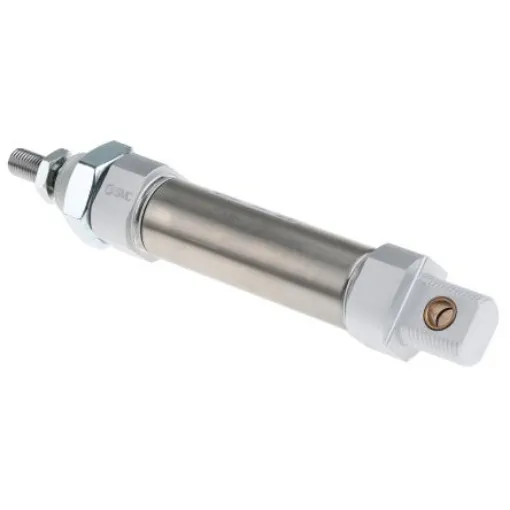SMC Pneumatic Piston Rod Cylinder - 25mm Bore, 50mm Stroke, C85 Series, Double Acting - CD85N25-50-B product image