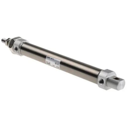SMC Pneumatic Piston Rod Cylinder - 25mm Bore, 160mm Stroke, C85 Series, Double Acting - CD85N25-160-B product image