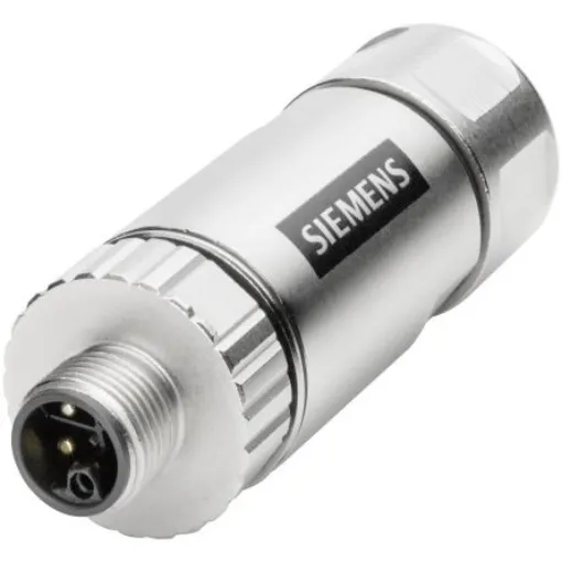 Siemens Circular Connector, 4 Contacts, Cable Mount, M12 Connector, Plug - 6GK19060EA00 product image