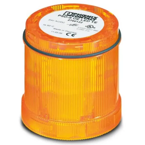 Phoenix Contact Yellow Signal Tower, 24 V, LED Bulb, AC/DC - 2700122 product image