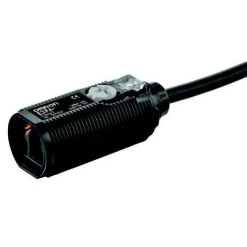 Omron Retroreflective Photoelectric Sensor, Cylindrical Sensor, 500 mm Detection Range - E3FA-RP12 2M product image