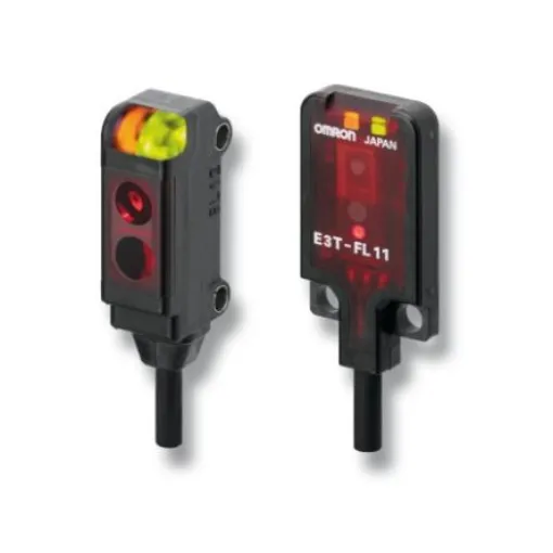 Omron Retroreflective Photoelectric Sensor, Block Sensor, 150 mm Detection Range - E3T-FL23-M5J 0.3M product image