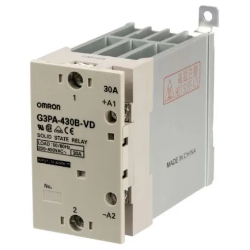 Omron G3PA-430B-VD 12-24VDC Series Solid State Relay, 30 A Load, DIN Rail, Surface Mount, 440 V ac Load - G3PA-430B-VD DC12-24 product image