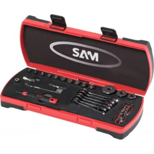 SAM CP Series 54-Piece Spanner Set, 1/4, Chrome Vanadium - CP-54 product image