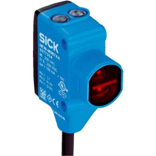 SICK Retroreflective Photoelectric Sensor, Barrel Sensor, 6.5 m Detection Range - HL18-L5B3AA product image