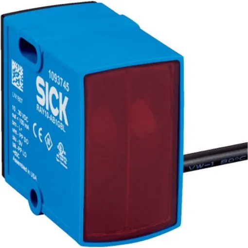 SICK Retroreflective Photoelectric Sensor, Block Sensor, 1.5 m Detection Range IO-LINK - RAY10-AB5CBLA00 product image