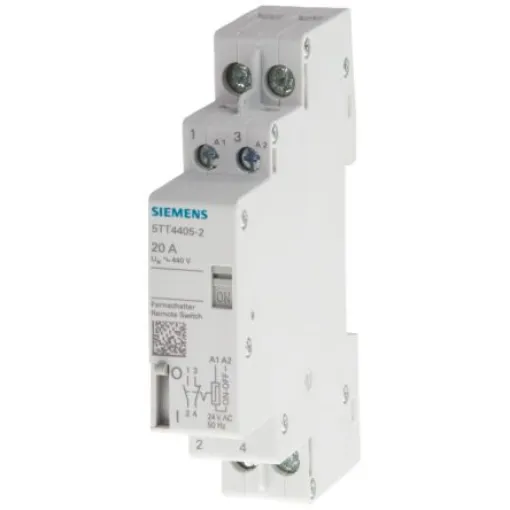 Siemens DIN Rail Latching Power Relay, 230V ac Coil, 25A Switching Current, DPST - 5TT4422-0 product image