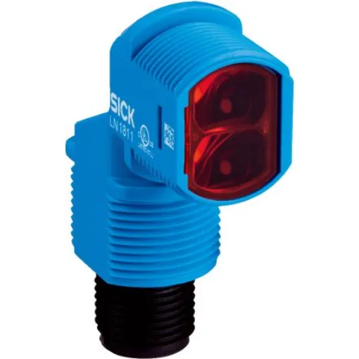 SICK Retroreflective Photoelectric Sensor, Barrel Sensor, 7.8 m Detection Range - ZLD18-4AB4A2 product image