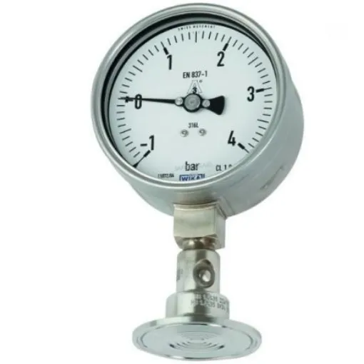 WIKA DN 38.1 Analogue Pressure Gauge 10bar Bottom Entry 100mm Outside Diameter - 14200334 product image