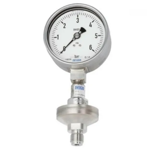 WIKA G 1/2 Analogue Pressure Gauge 4bar Bottom Entry 100mm Outside Diameter - 14200532 product image
