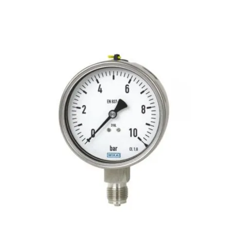 WIKA DN 25 Analogue Pressure Gauge 2bar Bottom Entry 100mm Outside Diameter - 48782718 product image