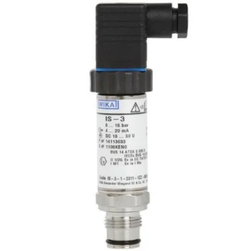 WIKA IS-3 Series Gauge Pressure Sensor, 0bar Min, 1bar Max, Analogue Output - 48786723 product image
