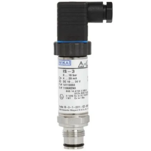 WIKA IS-3 Series Gauge Pressure Sensor, 0bar Min, 250bar Max, Analogue Output, Gauge Reading - 48790184 product image