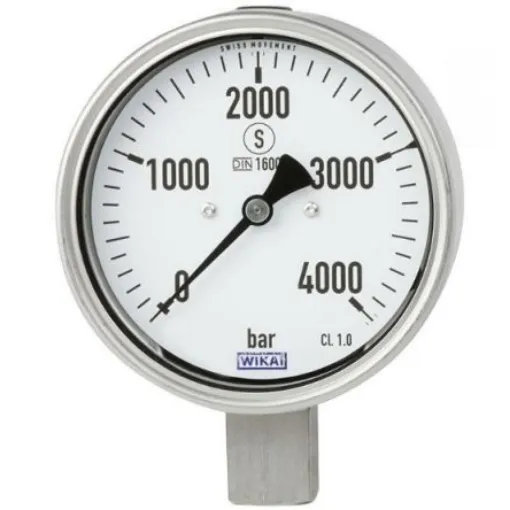 WIKA M16 x 1.5 Female Analogue Pressure Gauge 4000bar Back Entry 100mm Outside Diameter - 48791140 product image