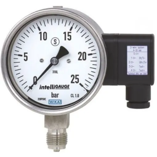 WIKA DN 51 Analogue Pressure Gauge 5bar Bottom Entry 100mm Outside Diameter - 48796914 product image